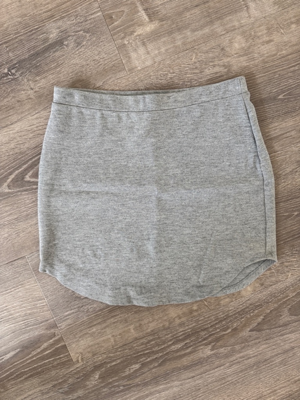 Forever 21 Light Grey Knit Mini Skirt